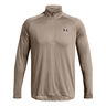 Tech 2.0 Half-Zip Longsleeve Heren - bruin, 