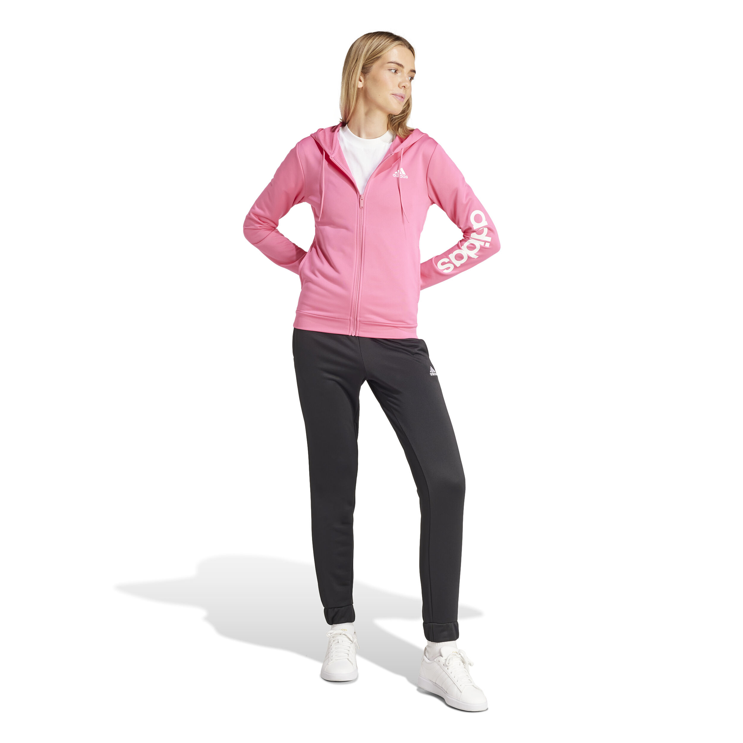 Buy adidas Linear Trainingspak Dames Paars Zwart online Tennis Point BE