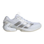 adidas Tennisschoenen adidas Adizero Ubersonic 5 Allcourt Schoen Dames-Wit,Zilver