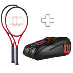 Wilson 2x Clash 100 V2.0 plus Schlägertasche