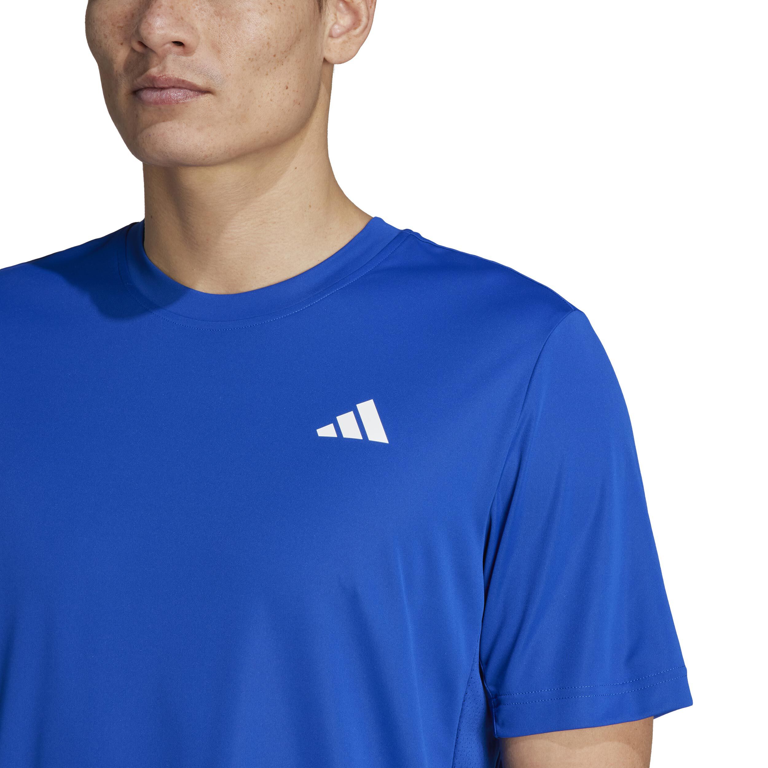 Adidas shirt heren blauw best sale