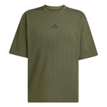 adidas Kleding adidas Oversize T-shirt Heren-donkergroen