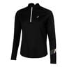 Icon 1/2 Zip Hardloopshirt Dames-Zwart
