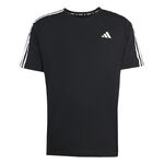 adidas Kleding adidas Own The Run 3S Hardloopshirt Heren-Zwart,Wit