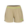 Wild Match 2in1 Shorts Dames-Beige,Neongroen