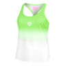 Crew Gradiant Tanktop Dames-Neongroen,Wit