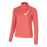 Swoosh Half-Zip Hardloopshirt Dames-Berry