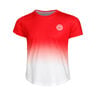Crew Gradiant Junior T-shirt Meisjes-Rood,Wit