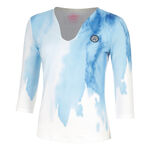 BIDI BADU Watercolour V-Neck Longsleeve