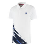 K-Swiss Polo K-Swiss KS AP HYPERCOURT PRINT POLO Polo Heren-wit