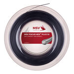 MSV MSV Focus-HEX Plus 38 Rol Snaren 200m-Zwart