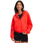 Under Armour Sweater met capuchon Under Armour Icon Fleece Halfzip Sweater met capuchon Dames-rood, rood
