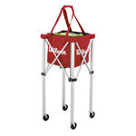 Wilson Trainingsbenodigdheden Wilson Tennis Teaching 150 Ballenwagen Met rollen