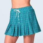 Lucky in Love Kleding Lucky in Love High Waist Winner's Circle Rok Dames - turkoois, zwart