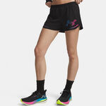 Under Armour Hardloopshorts Under Armour Velociti Elite  Hardloopshorts Dames-mint, oranje