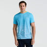 Performance Ombre T-shirt Heren-Lichtblauw