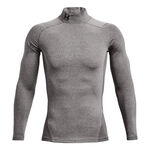 Under Armour Kleding Under Armour Coldgear Comp Mock Longsleeve Heren-Grijs