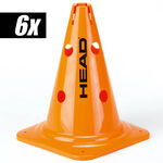 HEAD Trainingsbenodigdheden HEAD Hoedje Verpakking 6 Stuks Groot-Oranje