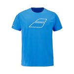 Babolat T-shirt Babolat EX T-shirt Jongens-lichtblauw
