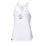 BIDI BADU Kleding BIDI BADU Sanura Basic Tanktop Dames-Wit,Veelkleurig
