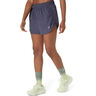 Nagino 4in Run Hardloopshorts Dames-blaugrau, blauw