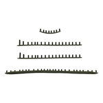 Tecnifibre Toebehoren voor rackets Tecnifibre T-Fight TF-40 16/19 Khaki Set Snaarbeschermers-Zwart