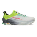 Altra Hardloopschoenen Altra Olympus 6 Trailschoen Dames-Grijs,Limoen