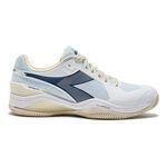 Diadora Tennisschoenen Diadora  Blushield Torneo 3 Gravelschoen Heren-wit,blauw