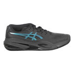 ASICS Tennisschoenen ASICS Gel-Resolution X Night Energy Gravelschoen Heren-Zwart,Blauw