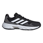 adidas Tennisschoenen adidas CourtJam Control 3 Gravelschoen Heren-Zwart,Wit