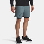 Under Armour Kleding Under Armour Tech Vent 2in1 Shorts Heren-blaugrau