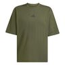 Oversize T-shirt Heren-donkergroen