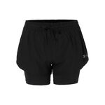 Under Armour Hardloopshorts Under Armour Velociti Pro 4in 2n1  Hardloopshorts Dames-zwart, zilver
