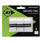 Dunlop Overgrips Dunlop Gecko-Tac Verpakking 3 Stuks-Wit