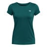 Heatgear T-shirt Dames - petrolblauw, 