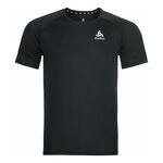 Odlo Kleding Odlo Crew Neck Essential Chill-Tech Hardloopshirt Heren-Zwart