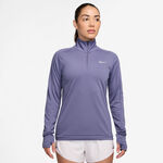 Nike Kleding Nike Pacer 1/4 Zip Longsleeve Dames-Blaugrau