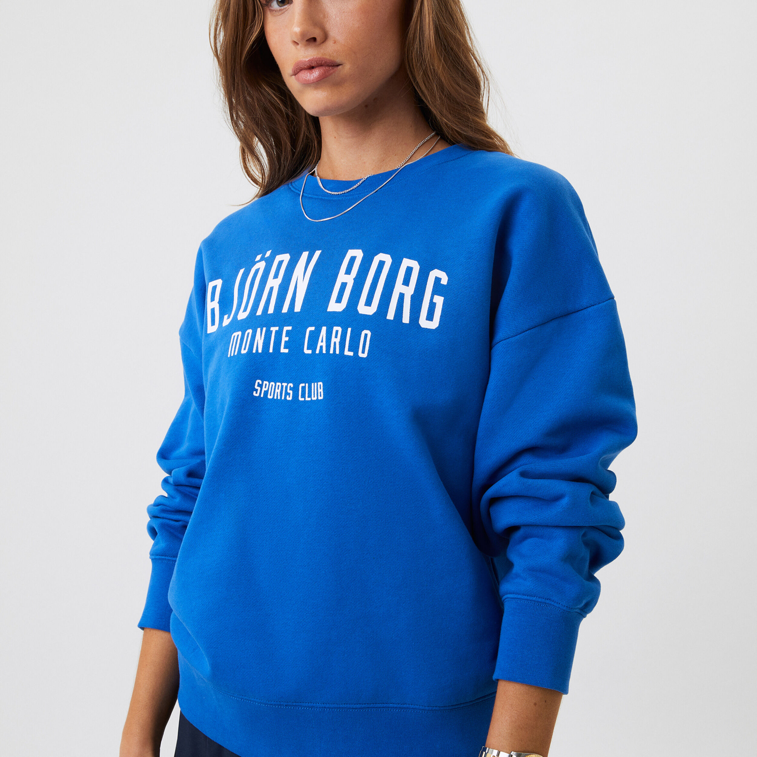 Buy Bjorn Borg ACE Boyfriend Sweatshirt Dames Blauw online Tennis Point BE