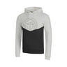 Bassem Lifestyle Sweater met capuchon Jongens - lichtgrijs, zwart