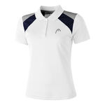 HEAD Kleding HEAD Club Polo Dames-Wit,Blauw