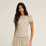 Wilson Kleding Wilson All Day T-shirt Dames-Beige