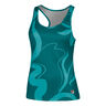 Mila Tanktop Dames-Groen,Turkoois