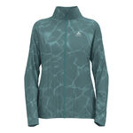 Odlo Kleding Odlo Zeroweight Print Hardloopjas Dames-Blaugrau