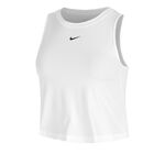 Nike Kleding Nike One Classic Dri-FIT Crop Tanktop Dames-Wit