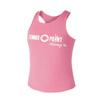 Tennis-Point Kleding Tennis-Point Logo Tanktop Meisjes-Pink,Wit