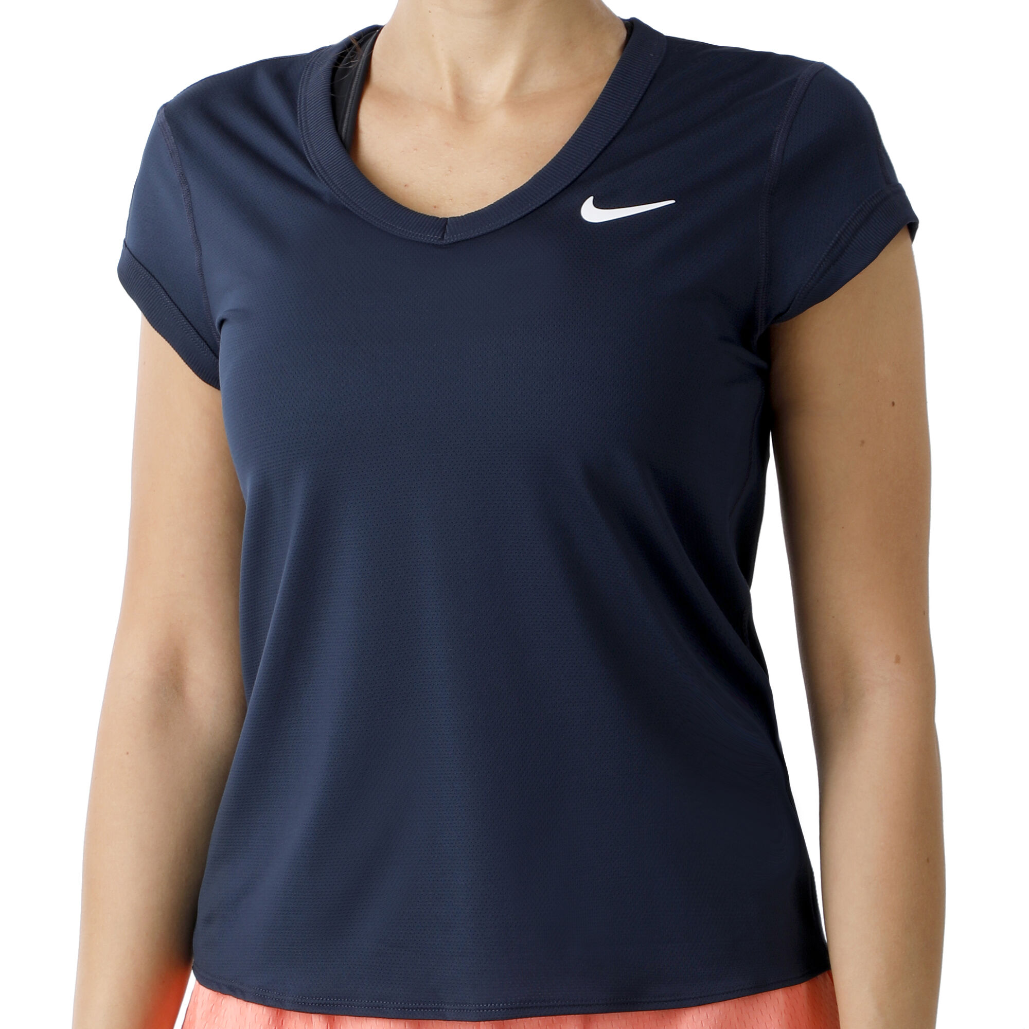 Nike Court T-shirt Dames - Donkerblauw online kopen | Tennis-Point