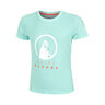 Wild Baseline Logo T-shirt Meisjes-Turkoois,Veelkleurig
