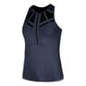 Kinda Cool Tanktop Dames-Zwart,Blauw