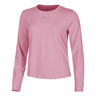 One Classic Dri-Fit Longsleeve Dames - pink, zwart