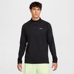 Nike Kleding Nike Stride Half-Zip Longsleeve Hardloopshirt Heren-zwart, zilver